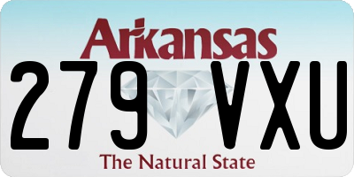 AR license plate 279VXU
