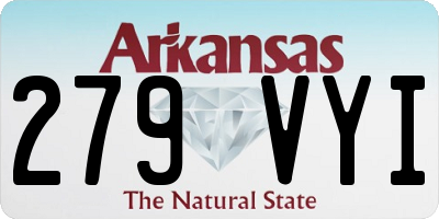 AR license plate 279VYI