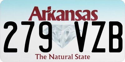 AR license plate 279VZB