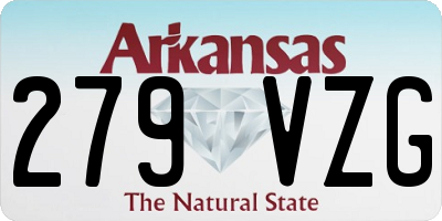 AR license plate 279VZG