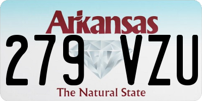 AR license plate 279VZU