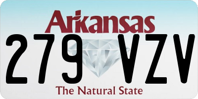 AR license plate 279VZV