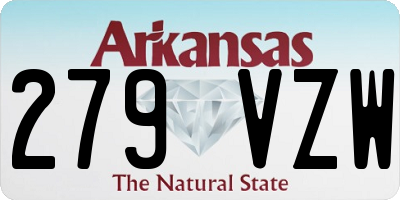 AR license plate 279VZW