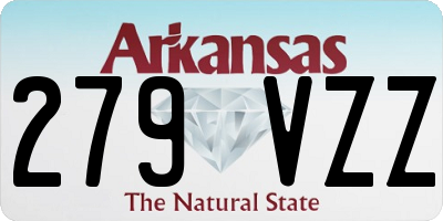 AR license plate 279VZZ