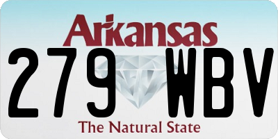 AR license plate 279WBV
