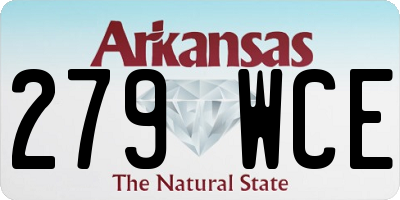 AR license plate 279WCE