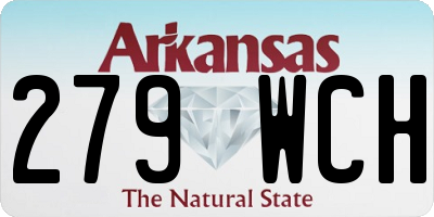 AR license plate 279WCH