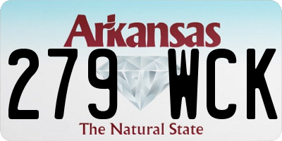 AR license plate 279WCK