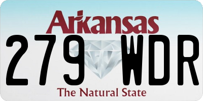 AR license plate 279WDR