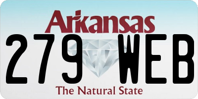 AR license plate 279WEB