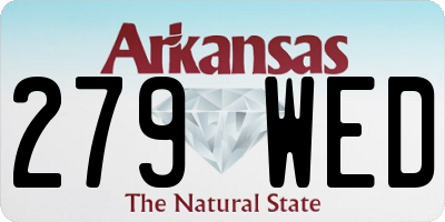 AR license plate 279WED