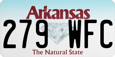 AR license plate 279WFC