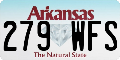 AR license plate 279WFS