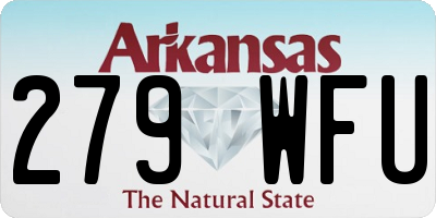 AR license plate 279WFU