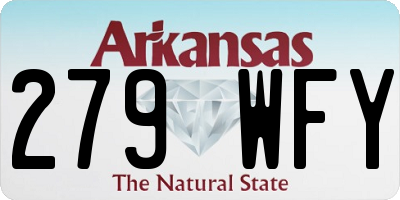 AR license plate 279WFY