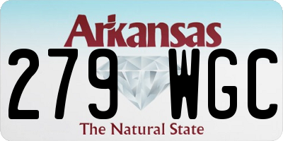 AR license plate 279WGC