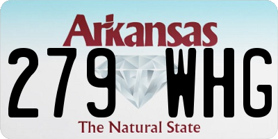 AR license plate 279WHG