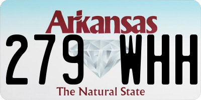 AR license plate 279WHH