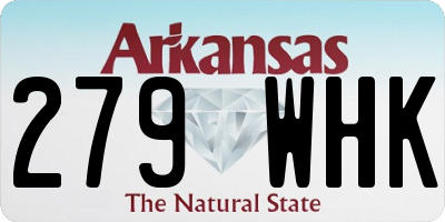 AR license plate 279WHK