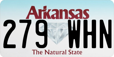 AR license plate 279WHN