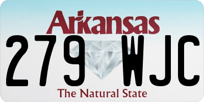 AR license plate 279WJC