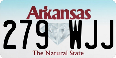 AR license plate 279WJJ
