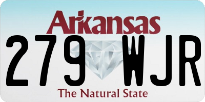 AR license plate 279WJR