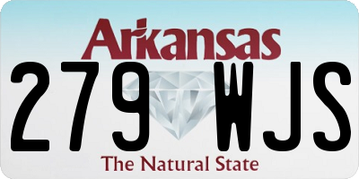 AR license plate 279WJS