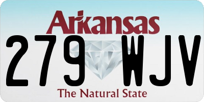 AR license plate 279WJV