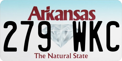 AR license plate 279WKC