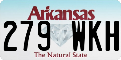 AR license plate 279WKH