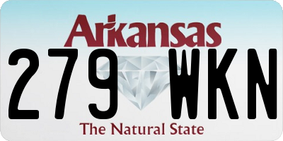 AR license plate 279WKN