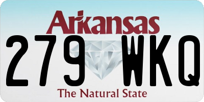 AR license plate 279WKQ
