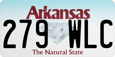 AR license plate 279WLC