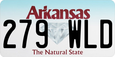 AR license plate 279WLD