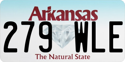 AR license plate 279WLE