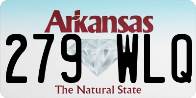 AR license plate 279WLQ