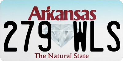AR license plate 279WLS