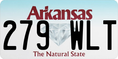 AR license plate 279WLT