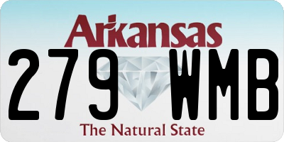 AR license plate 279WMB