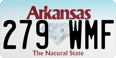 AR license plate 279WMF
