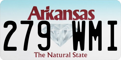 AR license plate 279WMI