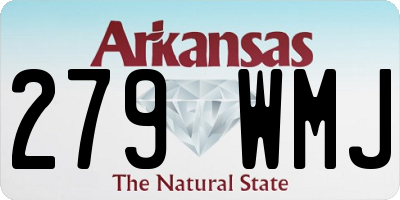 AR license plate 279WMJ