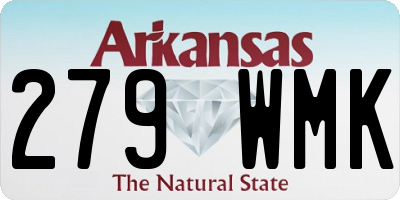 AR license plate 279WMK