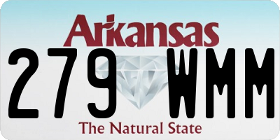AR license plate 279WMM