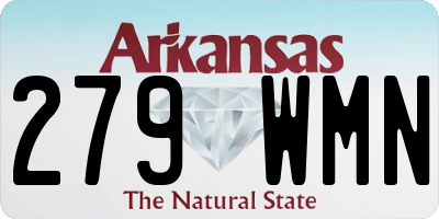 AR license plate 279WMN
