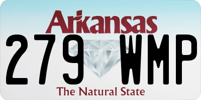 AR license plate 279WMP