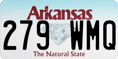 AR license plate 279WMQ
