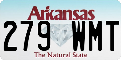 AR license plate 279WMT