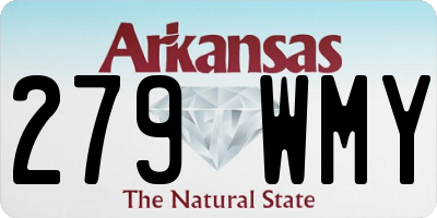 AR license plate 279WMY